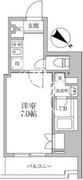 レジディア文京本郷3 1204 間取り図