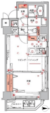 ハーモニーレジデンス浅草 602 間取り図