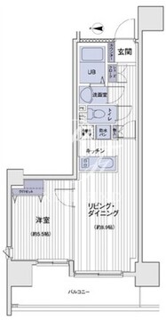 エスティメゾン大島 501 間取り図