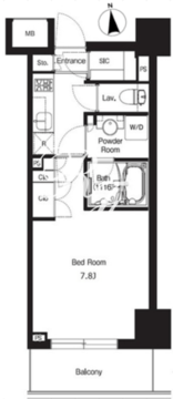 HF正光寺赤羽レジデンス2 403 間取り図