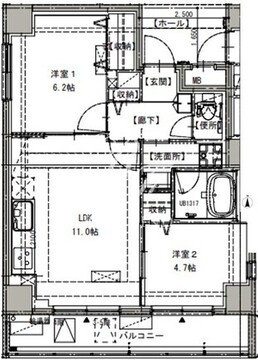 TM7316ビル 301 間取り図