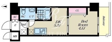 エスレジデンス矢口渡アグリッター 202 間取り図