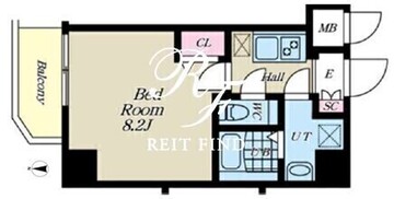 エスレジデンス矢口渡アグリッター 506 間取り図