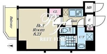 エスレジデンス矢口渡アグリッター 705 間取り図