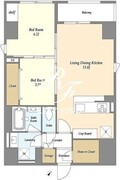スタンズ勝どき 502 間取り図 ?>