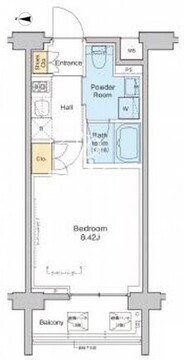 プラウドフラット中野 124 間取り図