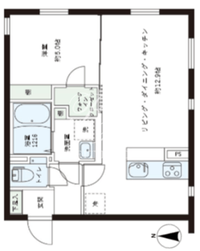 レピュア目黒本町レジデンス 401 間取り図