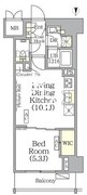 ザ・パークハビオ神楽坂レジデンスサウス 322 間取り図