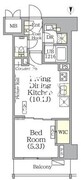 ザ・パークハビオ神楽坂レジデンスサウス 318 間取り図
