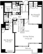 パークサイド・ウイングス 505 間取り図