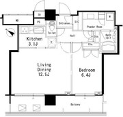 ＭＦＰＲ目黒タワー 1302 間取り図