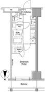 ザ・パークハビオ木場 412 間取り図