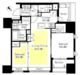 フレンシア築地 404 間取り図