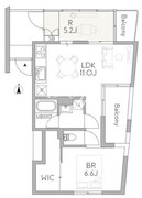 グランデュオ祐天寺2 204 間取り図