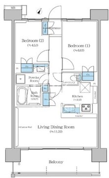 ブランシエスタ王子 907 間取り図