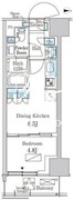 パークアクシス品川天王洲アイル 524 間取り図