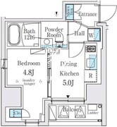 ジオエント秋葉原 301 間取り図