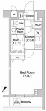 コンフォリア豊洲 312 間取り図