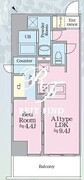 サンブライト荻窪 1001 間取り図