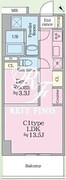 サンブライト荻窪 803 間取り図
