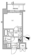 レジディア広尾2 1205 間取り図