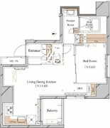 ブランシエスタ上野 404 間取り図