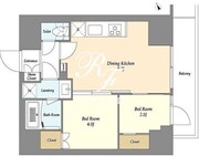 オーキッドレジデンス西大井 1402 間取り図