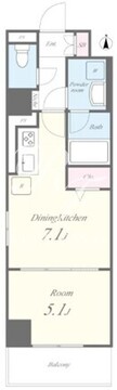 ヒュッゲプラス 201 間取り図