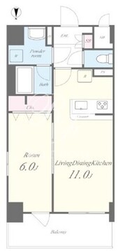 ヒュッゲプラス 204 間取り図