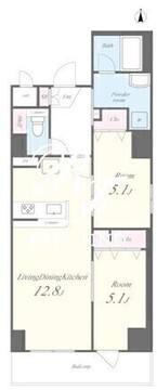 ヒュッゲプラス 803 間取り図