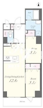 ヒュッゲプラス 902 間取り図