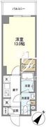 バウスフラッツ品川大井町 209 間取り図