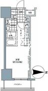 パークハビオ上野3丁目 603 間取り図