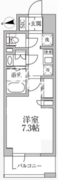 レジディア新御徒町2 713 間取り図