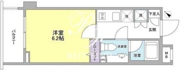 リバーレ月島 302 間取り図