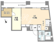 フルハウス代々木 603 間取り図