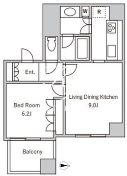 ラサンテ一番町 703 間取り図