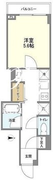 オルサス大井町 602 間取り図