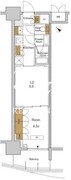 ＲＪＲプレシア東十条ガーデン 402 間取り図
