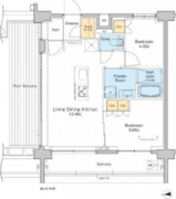 プラウドフラット中野 527 間取り図