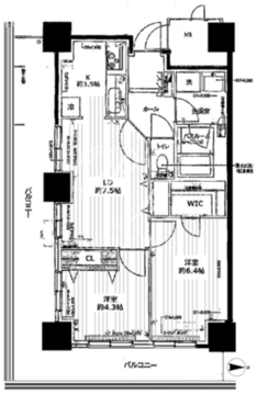 イーストコア曳舟一番館 508 間取り図