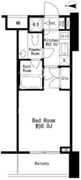 プライムアーバン用賀2 209 間取り図