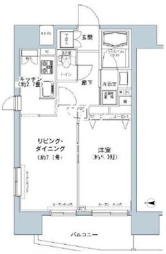 パークキューブ板橋本町 607 間取り図