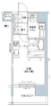 パークキューブ板橋本町 811 間取り図