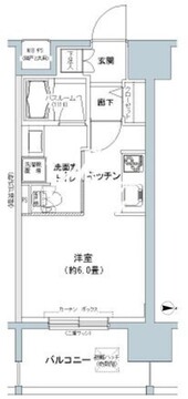 パークキューブ板橋本町 1209 間取り図