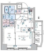 リヴシティ住吉 701 間取り図
