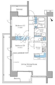 ブランシエスタ王子 601 間取り図