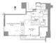 ホワイトタワー浜松町 1610 間取り図