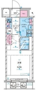 ジェノヴィア浅草駅前スカイガーデン 902 間取り図