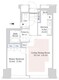 セントラルパークタワー・ラ・トゥール新宿 3406 間取り図